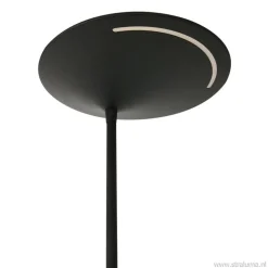 Shop Straluma Uplighter zwart met leeslamp - 2 x pushdimmer