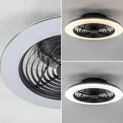 Store Straluma Ventilator Alisio XL zwart afst.bed./app