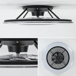 Store Straluma Ventilator Alisio XL zwart afst.bed./app