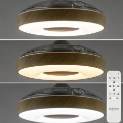 Fashion Straluma Ventilator Coin hout remote cct