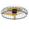 Best Straluma Ventilator Nature hout/zwart remote/app
