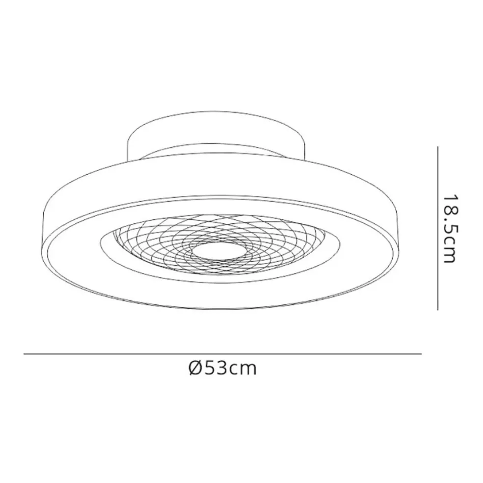 Hot Straluma Ventilator Tibet Mini zwart + remote cct