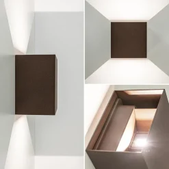 Fashion Straluma Verstelbare LED buitenlamp aluminium bruin