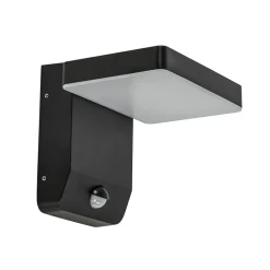 Online Straluma Verstelbare LED buitenlamp zwart IP54 met sensor