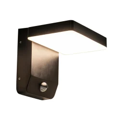 Online Straluma Verstelbare LED buitenlamp zwart IP54 met sensor