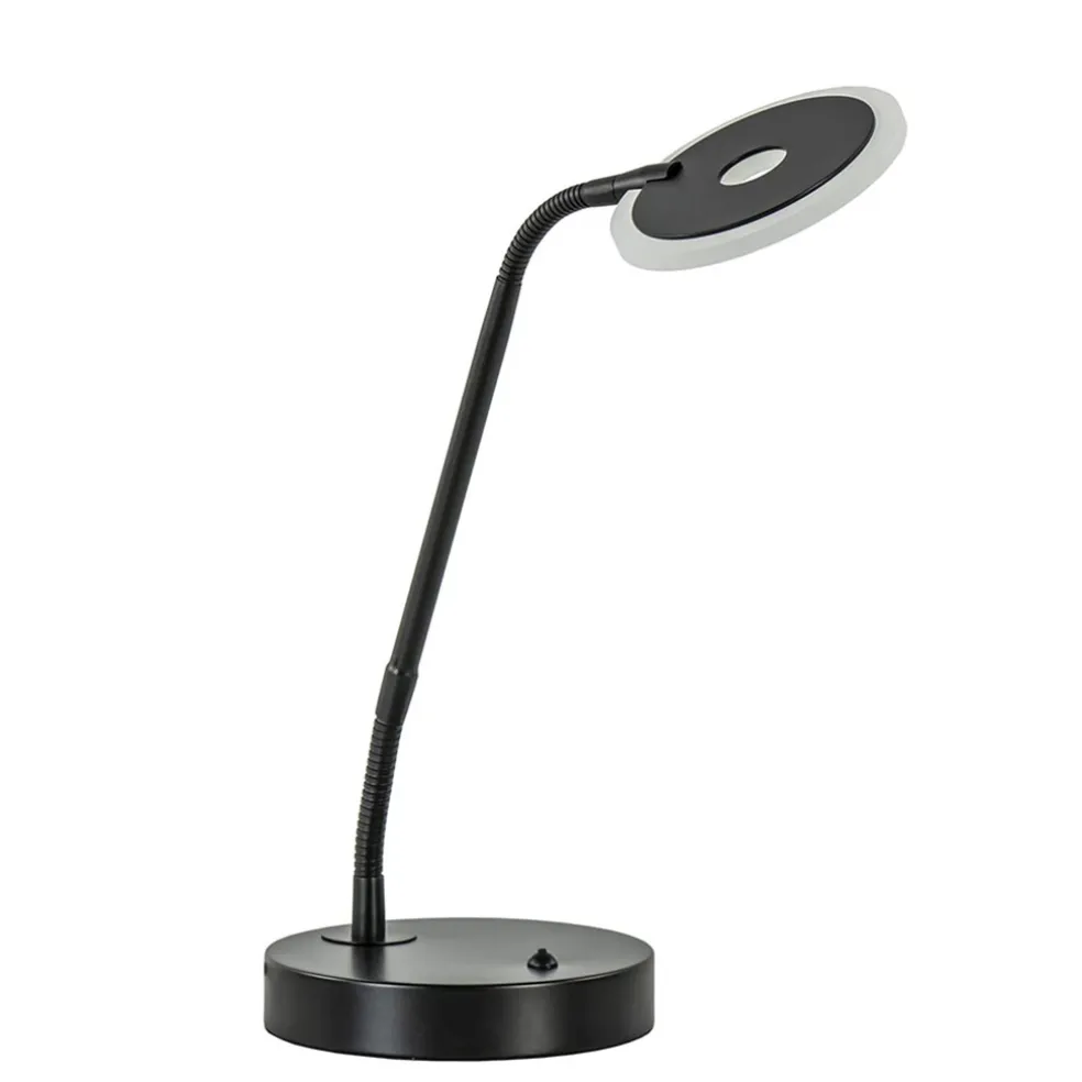 Outlet Straluma Verstelbare LED tafel/bureaulamp mat zwart dimbaar
