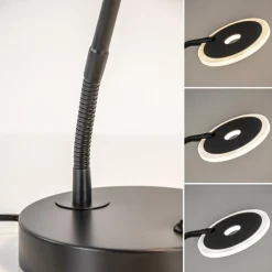 Outlet Straluma Verstelbare LED tafel/bureaulamp mat zwart dimbaar