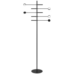 Best Sale Straluma Verstelbare 5-lichts LED vloerlamp zwart dimbaar