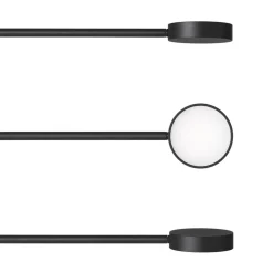 Best Sale Straluma Verstelbare 5-lichts LED vloerlamp zwart dimbaar