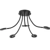 Store Straluma Verstelbare 5-lichts plafondlamp LED met smoke glas