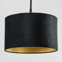 Clearance Straluma Verstelbare 2-lichts plafondlamp met velvet zwarte kappen