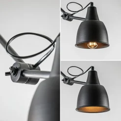 Discount Straluma Verstelbare 3-lichts plafondlamp met zwarte kappen