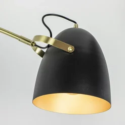 Discount Straluma Verstelbare plafondlamp mat zwart met goud