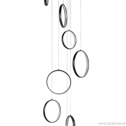 Best Straluma Vide hanglamp 8-L ringen zwart