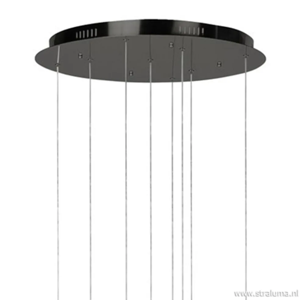 Best Straluma Vide hanglamp 8-L ringen zwart