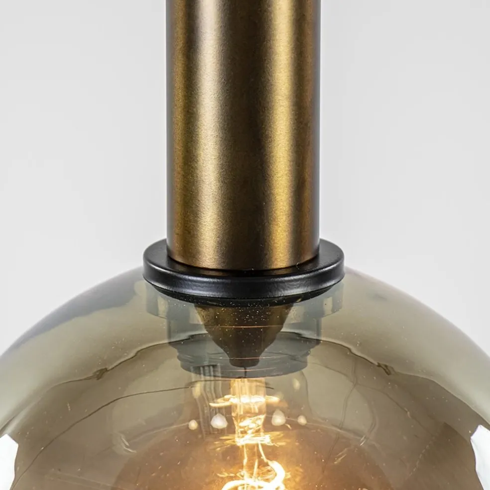 Sale Straluma Videlamp Bella 5L rond zwart/brons+smoke