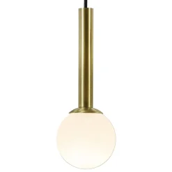 Hot Straluma Videlamp Globe 9L rond zwart/goud/wit