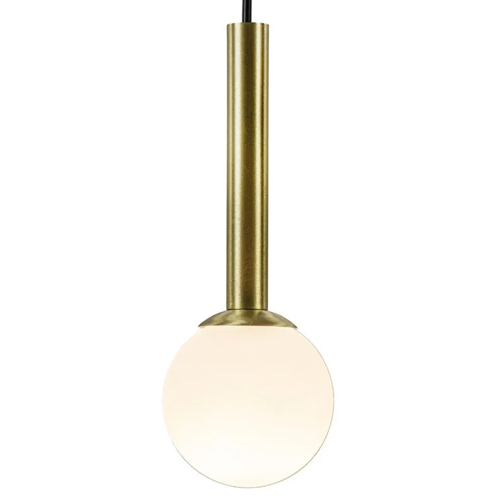 Hot Straluma Videlamp Globe 9L rond zwart/goud/wit