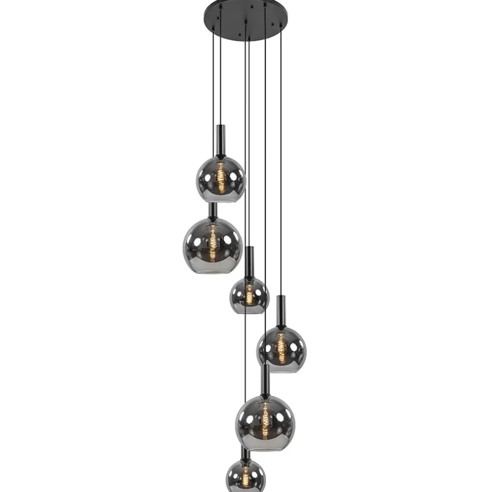 Hot Straluma Videlamp 6L zwart + titanium glas mix