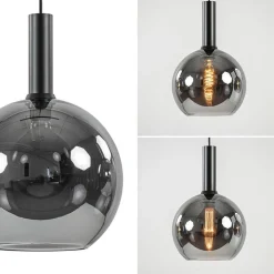 Hot Straluma Videlamp 6L zwart + titanium glas mix