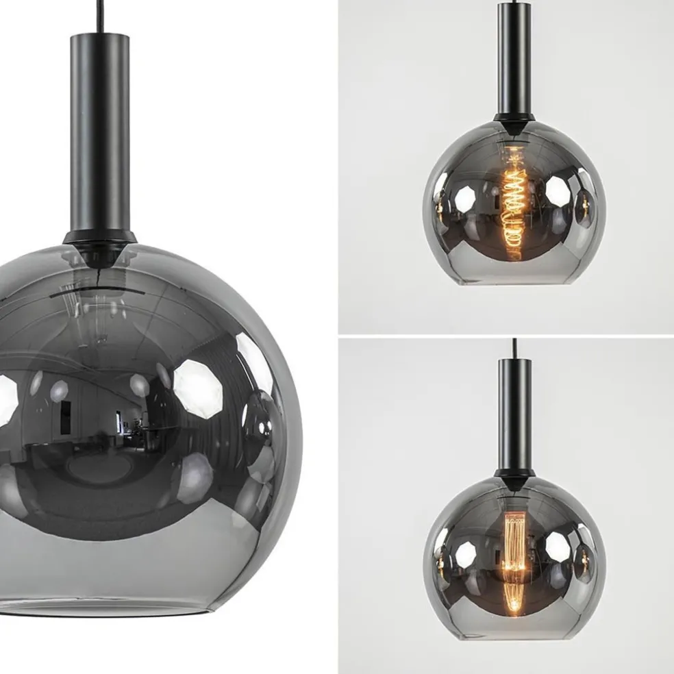 Hot Straluma Videlamp 6L zwart + titanium glas mix