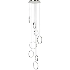 New Straluma Videlamp Olympia nikkel 8 ringen