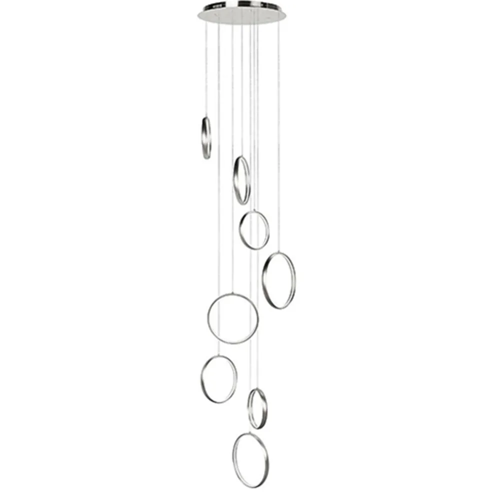 New Straluma Videlamp Olympia nikkel 8 ringen