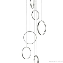 New Straluma Videlamp Olympia nikkel 8 ringen