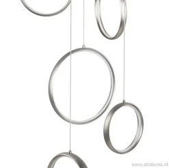 New Straluma Videlamp Olympia nikkel 8 ringen
