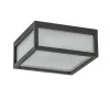 Online Straluma Vierkante buitenlamp dark grey plafond/wand