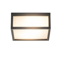 Online Straluma Vierkante buitenlamp dark grey plafond/wand