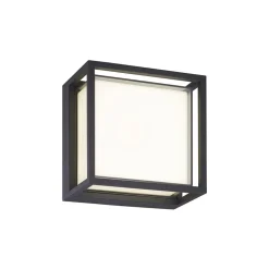 Online Straluma Vierkante LED wandlamp buiten IP65 antraciet