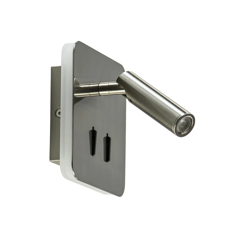 Outlet Straluma Vierkante LED wandlamp met verstelbare spot