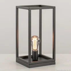 Hot Straluma Vierkante tafellamp frame zwart modern