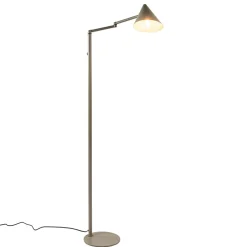 Clearance Straluma Vintage vloerlamp verstelbaar zandkleurig