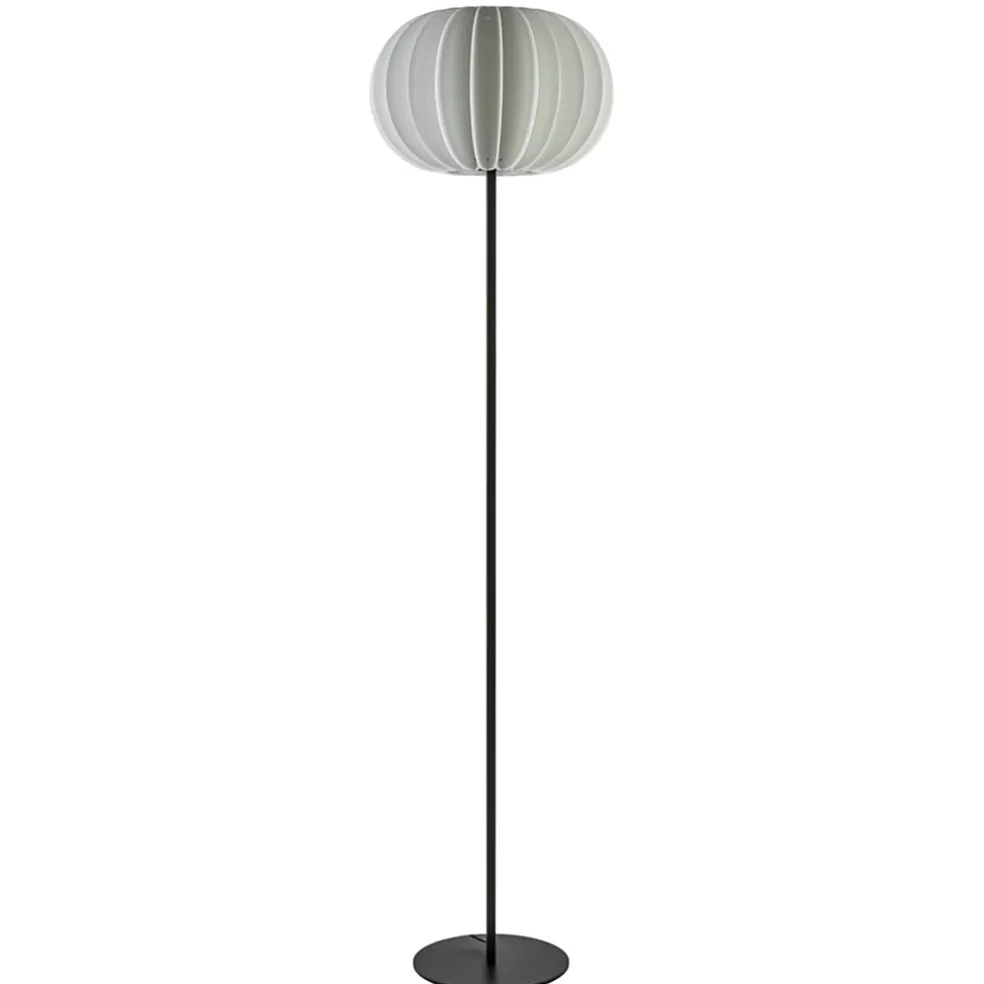 Discount Straluma Vloerlamp Arena zwart/kap wit