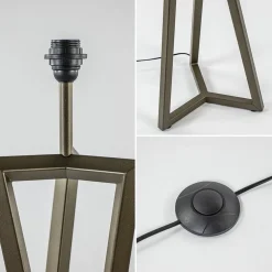 Online Straluma Vloerlamp Atrani platinum excl. kap