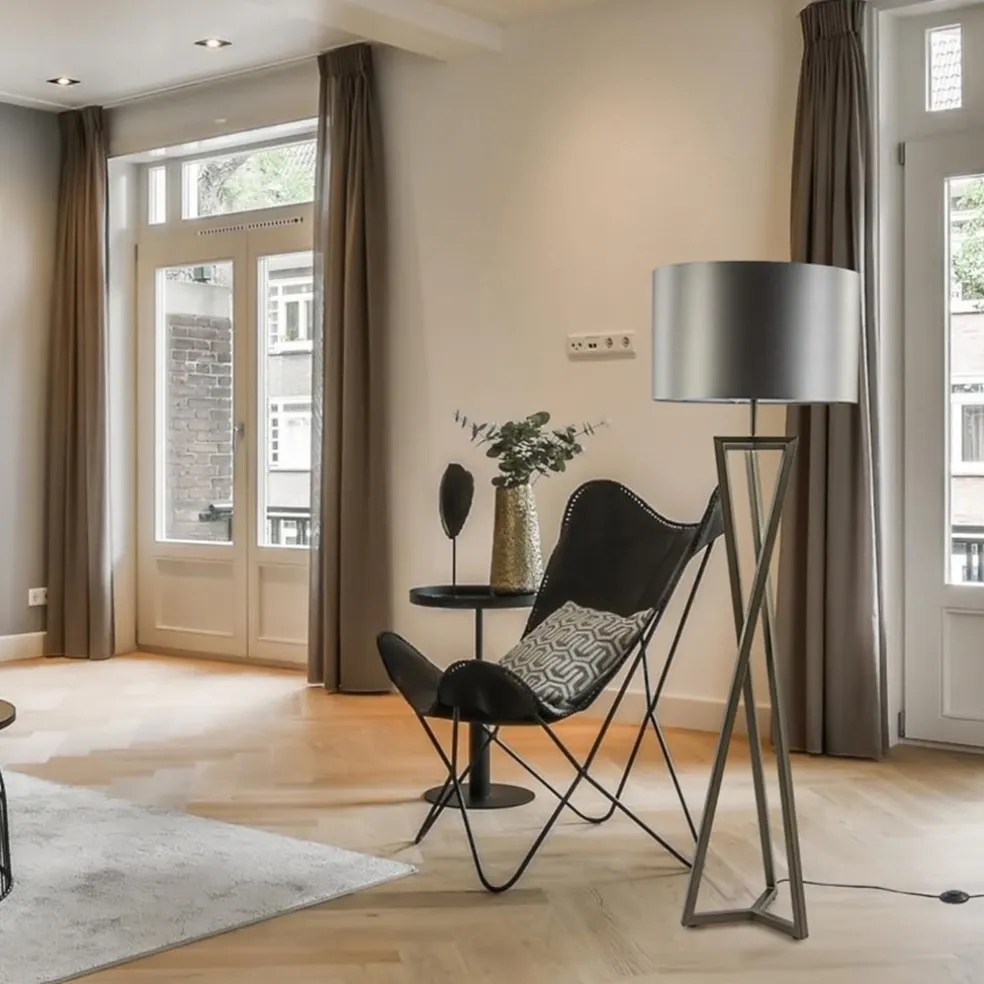 Online Straluma Vloerlamp Atrani platinum excl. kap