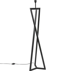 Store Straluma Vloerlamp Atrani zwart EXCL. KAP