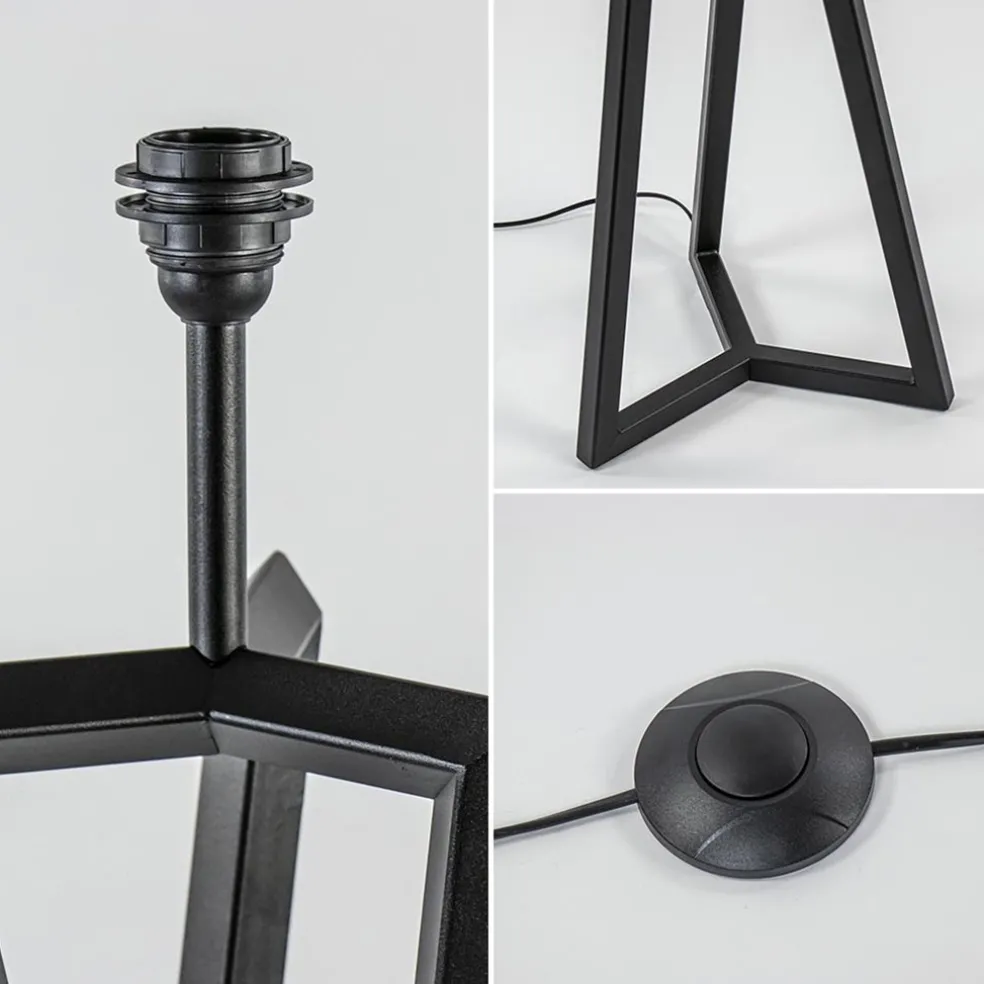 Store Straluma Vloerlamp Atrani zwart EXCL. KAP