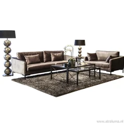 Discount Straluma Vloerlamp Boss bollen oud goud excl. kap