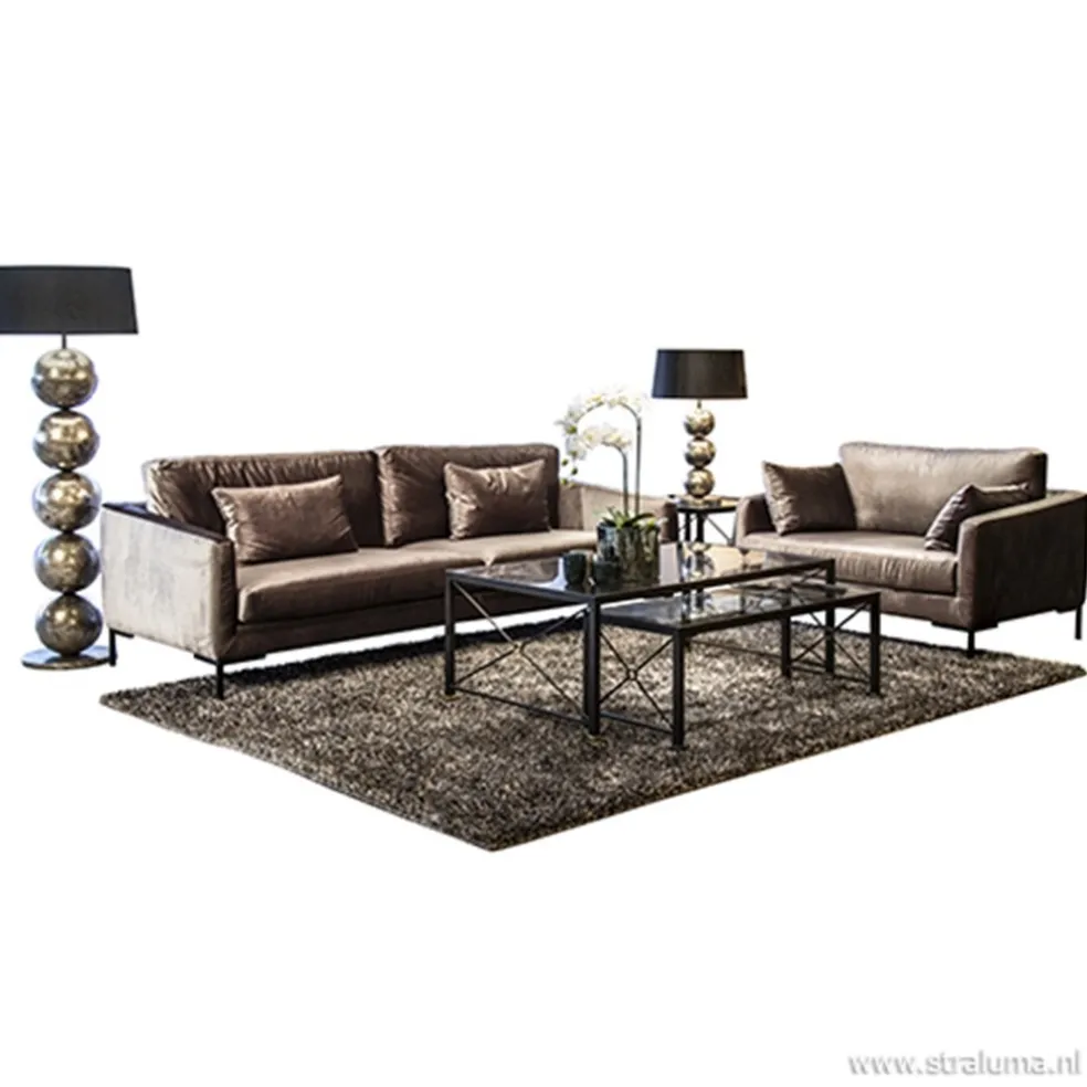 Discount Straluma Vloerlamp Boss bollen oud goud excl. kap