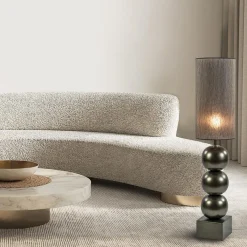 Best Sale Straluma Vloerlamp bruin met cilinder kap bruin