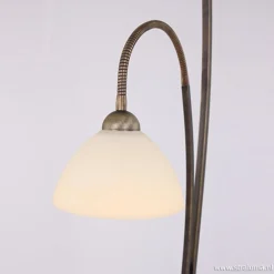 Online Straluma Vloerlamp Capri brons/Glas
