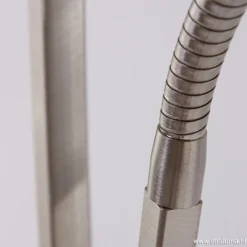 New Straluma Vloerlamp Capri staal/glas met leeslamp