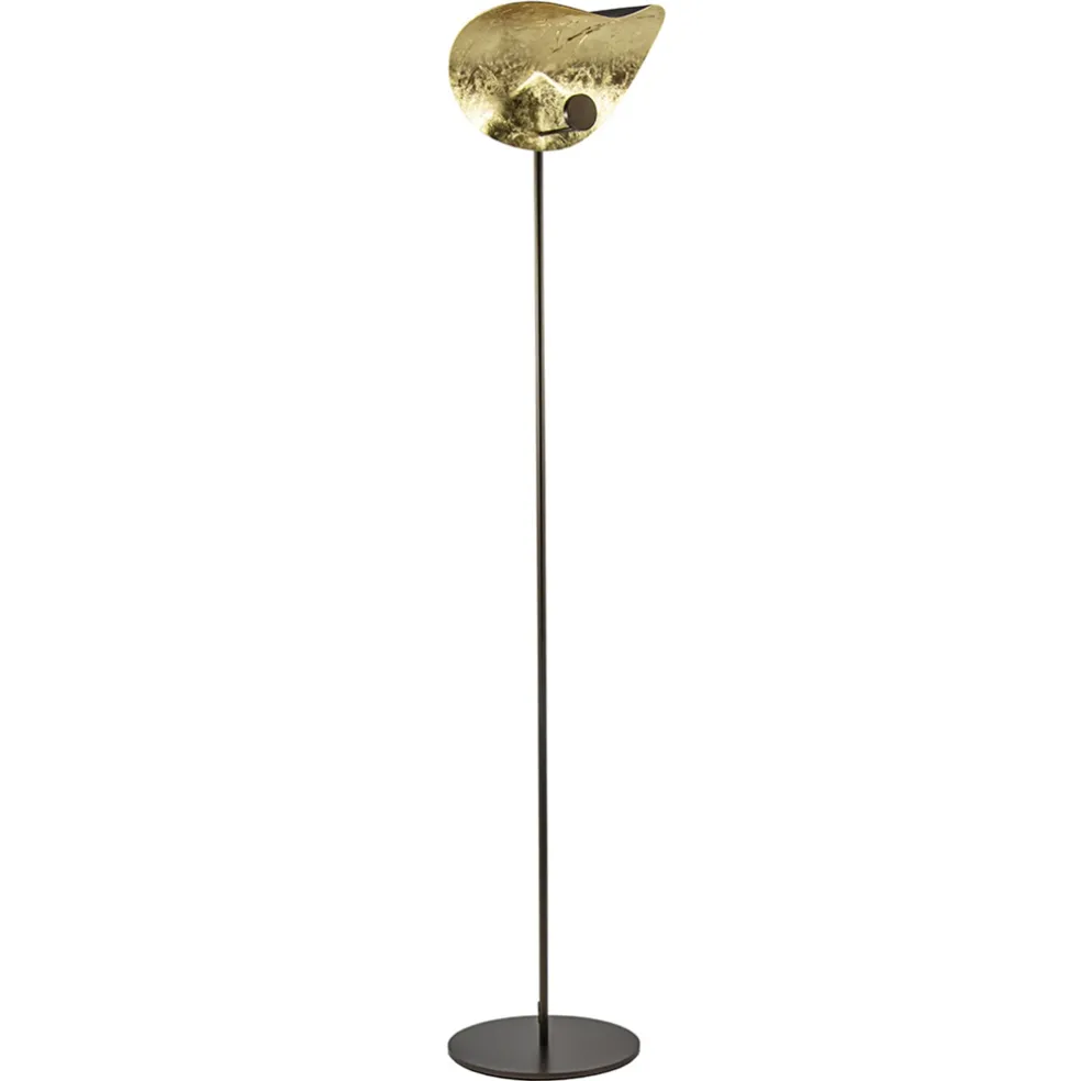 Online Straluma Vloerlamp Chapeau coffee/goldleaf