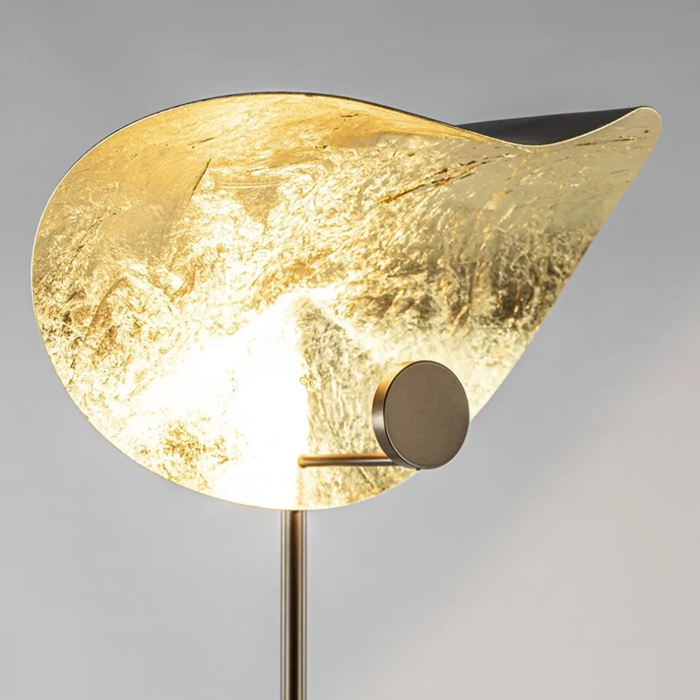 Online Straluma Vloerlamp Chapeau coffee/goldleaf