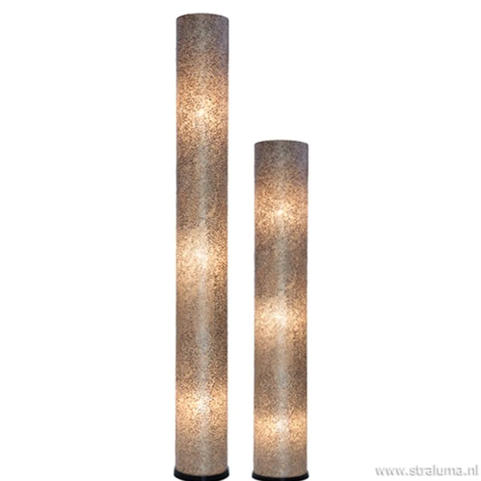 Clearance Straluma Vloerlamp cilinder capiz schelpen 200 cm