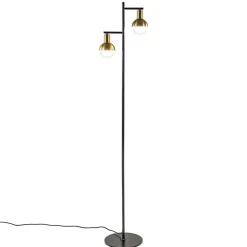 Best Straluma Vloerlamp Drop 2 zwart/matgoud