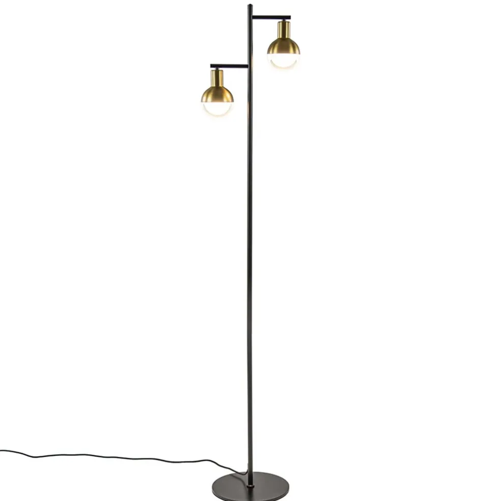Best Straluma Vloerlamp Drop 2 zwart/matgoud
